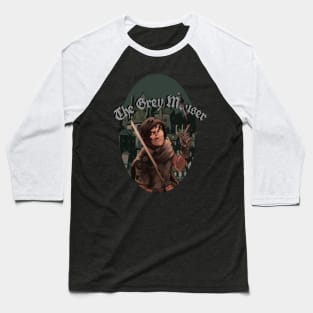 Gray Mouser Baseball T-Shirt